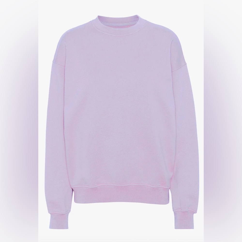 TNA Cloudy Lilac Cozy Fleece Perfect Crew Sweatshirt